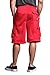 G-Style USA Men's Solid Fleece Cargo Shorts DFP1