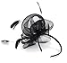 Ladies Night Fascinator Hat with Headband Flowers and Feathers for Adults Women Teens (Black)
