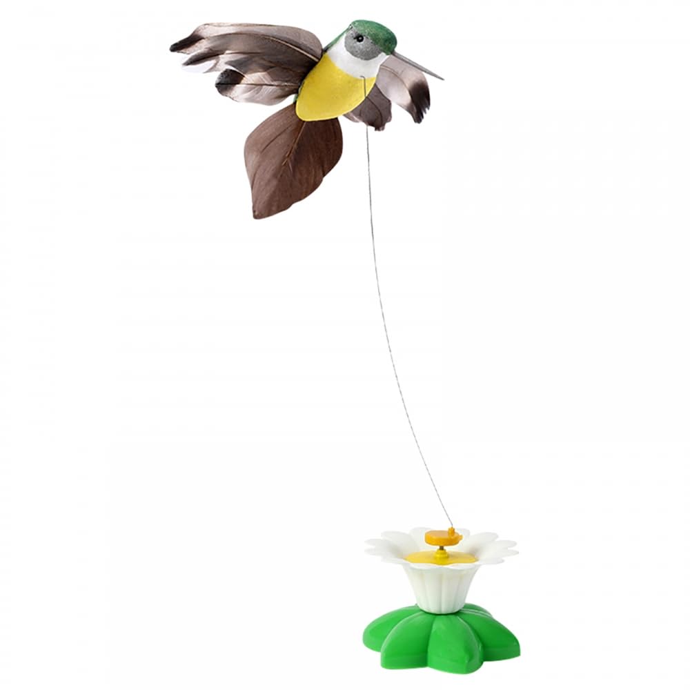 MiOYOOW Electric Cat Toy, Flying Bird/Butterfly Interactive Cat Toys Cat Funny Toy for Indoor Cats Kittens Play Chasing Exercise