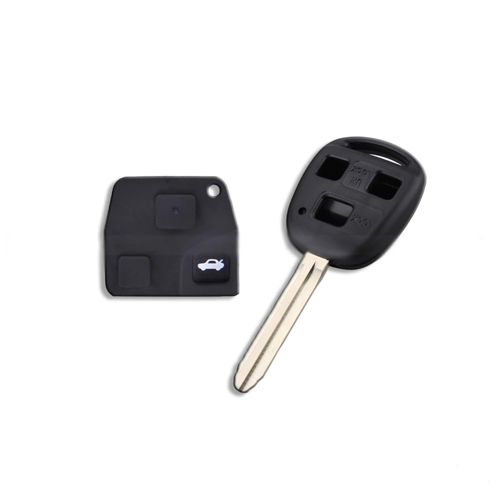 1neiSmartech Shell 3 Buttons Key Remote Shell For Car Toyota Corolla Rav4 Celica Prius