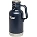 Stanley Classic Easy-Pour Growler 64oz, Insulated Growler Keeps Beer Cold & Carbonated made with Stainless Steel Interior, Durable Exterior Coating & Leak-Proof Lid, Easy to Carry Handle