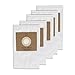 Atrix - AHLR-2 HEPA Filter Bags - Replacement Vac Filter Bag for AHSC-1 Lil' Red Vacuum Cleaner (5-Pack),white, 9.5