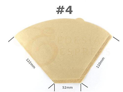 EDESIA ESPRESS - Kaffee-Filtertüten - ungebleicht - Größe 4-100 Stück – Bild 3
