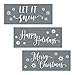 I Like That Lamp Christmas Themed Stencils - Easy DIY Wall Décor for Making Sign Stencils (3 Pack, Chirstmas)