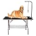 RELIANCER 3 Size Large Heavy Duty Foldable Pet Grooming Table Professional Dog Cat Show w/Adjustable Arm &Noose & Mesh Tray Maximum Capacity Up to 330lbs (40''X 23.6'')