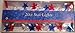 Set of 20 Red, White & Blue Stars Electric String Lights