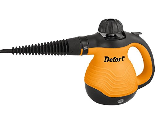 Defort elektrischer Dampfreiniger mit 3 Düsen und Messbecher, 800 W, 1 Stück, grau/orange, DSC-800 – Bild 5