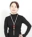 VOGUEKNOCK Gift Bow Necklace Tassel Pedant Jewelry for Christmas Green and Red Bow Pedant (3 bow glitter with tassel)