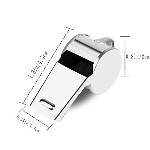 OBKJJ Coach Whistle,35Pack Football Referee Whistle with Lanyard for Emergency Sports Training Referee