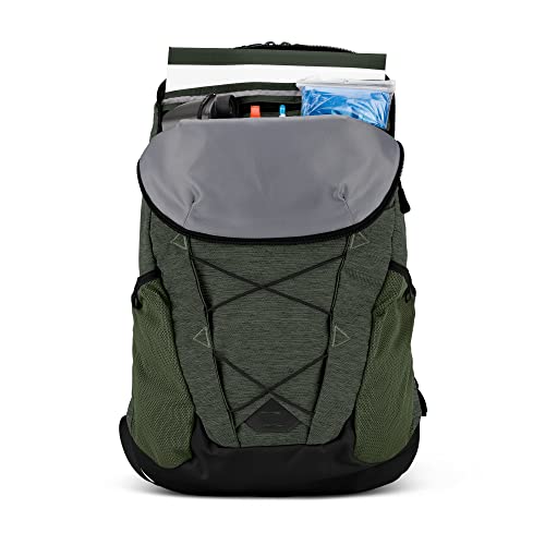 THE NORTH FACE Cryptic Laptop Backpack, Thyme Light Heather/TNF Black