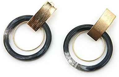 Amazon ラズレナ Luz Llena べっ甲リングピアス アクセ Luzllena ブラック 000 F 0 ファッション小物 通販