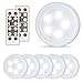 Lifeholder 6 Pack Led Puck Lights, Timer Wireless Kitchen Under Cabinet Lighting, Battery Powered led puck light with Remote Control for Kitchen Under Counter Nursery Bedroom Hallway Stairs