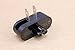 For Dell XPS13 XPS 13 2015 Laptop Power Adapter Folding 3 to 2 Pin Plug Charger