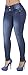 Curvify 764 Women's Butt-Lifting Skinny Jeans | High-Rise Waist, Brazilian Style Faded Washed 11