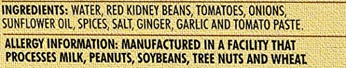 KITCHENS OF INDIA READY TO EAT RAJMA MASALA, RED KIDNEY BEAN CURRY, 10-OUNCE BOXES (PACK OF 6)