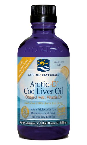 Nordic Naturals  ArcticD Cod Liver Oil wVitamin D 8 oz Health and Beauty
