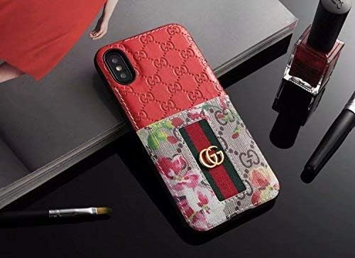 iPhone X Case- US Fast Deliver Guarantee FBA- Elegant Luxury PU Leather Designer Case with Card Holder Slot Cover for Apple iPhone X