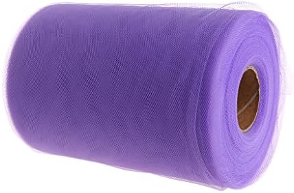 Peachshop Tulle Fabric Netting Roll Spool For Wedding Party Decor DIY Craft ,6" x 100 Yards