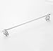 AUSWIND Polish Crystal Towel Bar 23-Inch Chrome Finish Wall Mount Towel Rack Bathroom Accessories