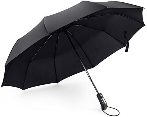 Auto Open Close Umbrella Travel Windproof Compact Lightweight Folding Premium Umbrella For Men Women