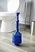 Professional Bellows Accordion Toilet Plunger, High Pressure Thrust Plunge Removes Heavy Duty Clogs From Clogged Bathroom Toilets, All Purpose Commercial Power Plungers For Any Bathrooms, Blue 2 Pack