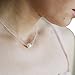 Ammazona Women Fashion Simple Imitate Pearl Bib Choker Statement Collar Necklace (Silver)