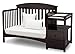 Delta Children Abby Convertible Crib and Changer, Dark Chocolate
