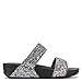 FitFlop Women's GLITTERBALL Nubuck Slide Sandals (Pewter,7B)