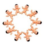 48 Pcs Mini Plastic Babies for Ice Cube Game Baby Shower Decoration for Boy, Girl, Party Favors Supplies, 1 Inch