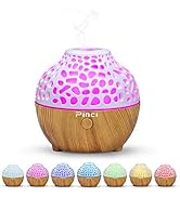 Pinci Essential Oil Diffuser,60ml Portable Mini Aromatherapy Diffusers,Cool Mist Vaporizer Humidi...