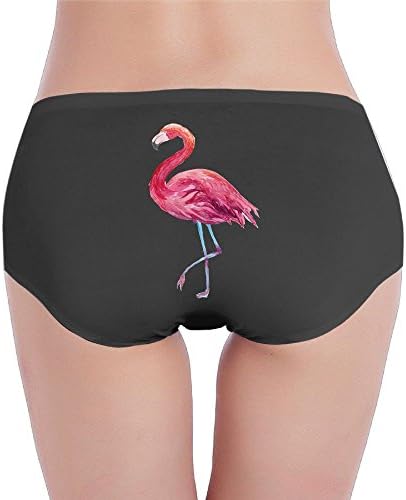 Wrsed Women's Panties Beautiful Flamingos Seamless Briefs Stretch Cotton Soft Low Waist Underwear