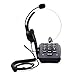 TelPal Dialpad Corded Telephone[Call Center] with Noise Cancelling RJ9 Headset,PC Recording for Small Offices and Home-Based Agents