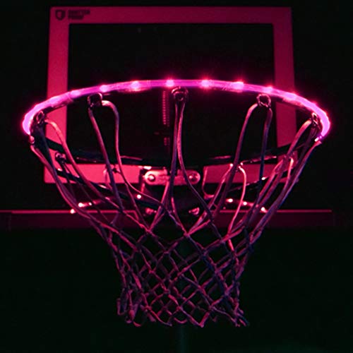 image for GlowCity LED Basketball Hoop Lights - Glow-in-The-Dark Rim Lights Full