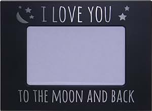 Amazon.com: I Love You To The Moon And Back - 4x6 Inch Metal Picture ...