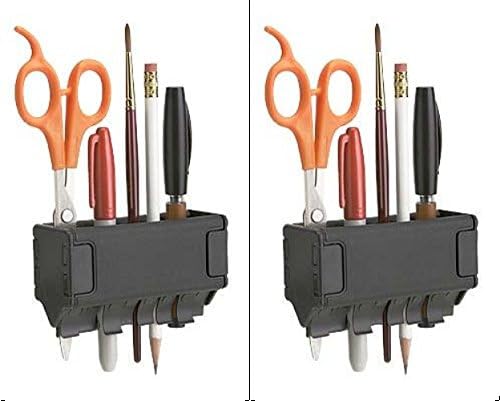 2-Pack Pen Grip Visor Station holds pens, glasses etc, with visor clips USA Made