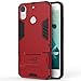 HTC Desire 10 Pro Case, CoverON [Shadow Armor Series] Hard Slim Hybrid Kickstand Phone Cover Case for HTC Desire 10 Pro - Red / Black