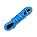 Ucreative 1/4 Inch x 50 Feet 7700LBs Synthetic Winch Line Cable Rope with Black Protecing Sleeve for ATV UTV (Blue) primary