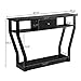 Modern Console Table,Entryway Table Sofa Table,Living Room Table with Drawer and Shelf