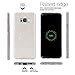 J.west Galaxy S8 Case, Luxury Sparkle Glitter Pearly-Lustre Cute Pattern Slim Flexible Clear Soft Rubber Silicone Protective Shockproof Phone Case Cover for Samsung Galaxy S8 (Colorful)