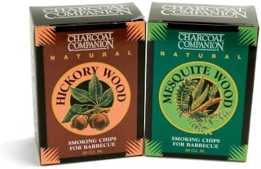 Charcoal Companion Hickory and Mesquite Wood Chip Sampler Pack