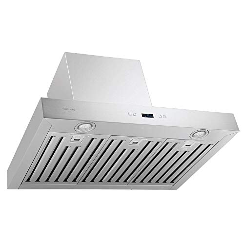 CAVALIERE 30" Inch Range Hood Wall Mounted Stainless Steel Kitchen Vent 900 CFM - Thumbnail 5