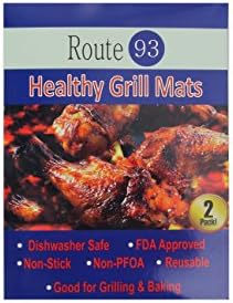 Healthy Grill Mats - BBQ Grill accessory, Non stick, Easy to Clean, PFOA Free, FDA Approved, Great for Camping &amp; Home Use