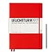Leuchtturm1917 Master Slim Hardcover Dotted Notebook- 121 Numbered Pages, Red