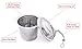 2 Pack Ultra Fine Loose Leaf Tea Ball Infuser Strainer Steeper, Including Tea Scoop, Drip Trays, Long Chain Handle for Easy Brewing All Fine Teas, Spices and Seasonings.