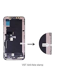 VANYUST para iPhone Xs Pantalla de Reemplazo, OLED LCD Pantalla Pantalla Táctil Digitalizador Montaje con Marco Impermeable Adhesivo para iPhone Xs 5.8 pulgadas