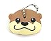 Key Cover/Key Caps/Key Holder/Keycaps - Cute Animal Pet Faces (River Otter)