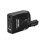 Potek 100w power inverter DC 12V to AC 110V Car Adapter with 2 5V/2A usb charging output