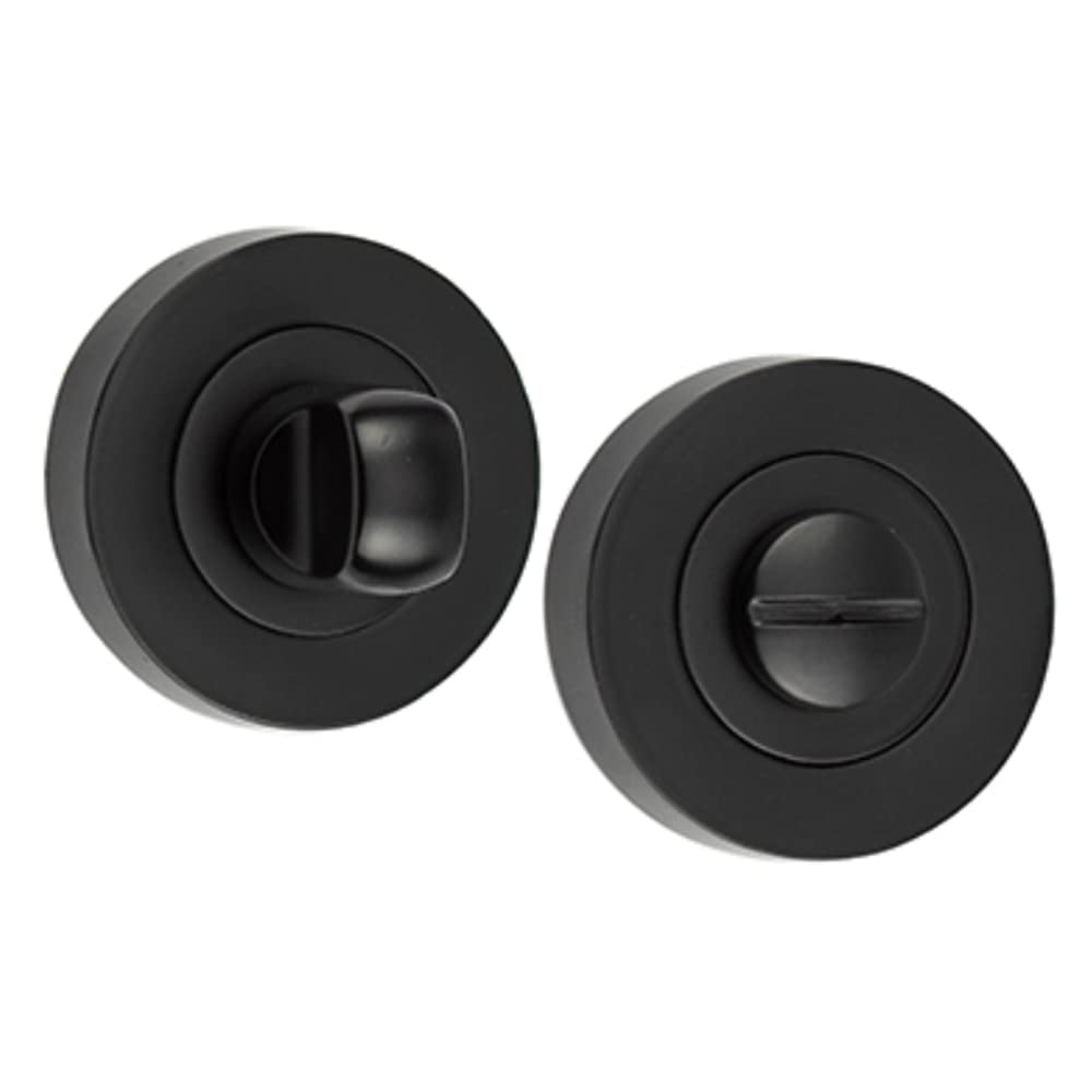 Matte Black Thumb Turn and Emergency Release