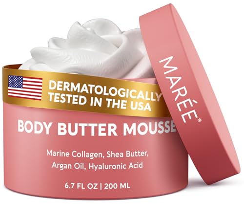 MAREE Body Butter Cream – Vanilla Shea Butter with Marine Collagen