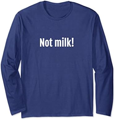 Unisex Not Milk Shirt Veganism Vegan Quote Slogan Tee Shirt Small Navy